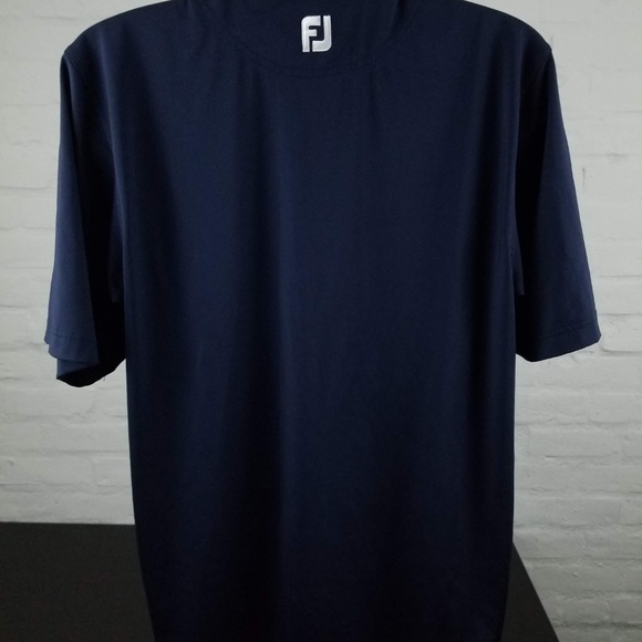 FOOTJOY Mens Blue Polo Woodlands Country Club Sz M - Picture 6 of 8